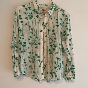 NWOT Holding horses embroidered blouse